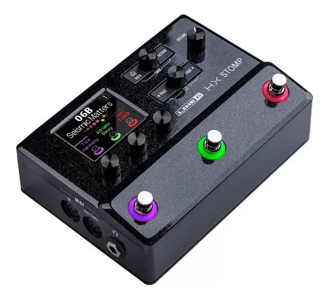 Pedal de efeito Line 6 Helix HX Stomp preto (usado)
