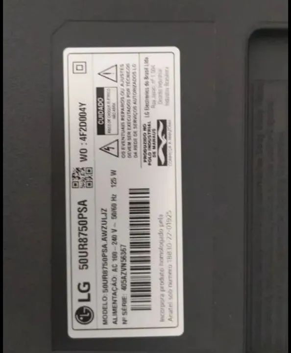 TV LG 50 Smart 4K bem nova - Foto 4