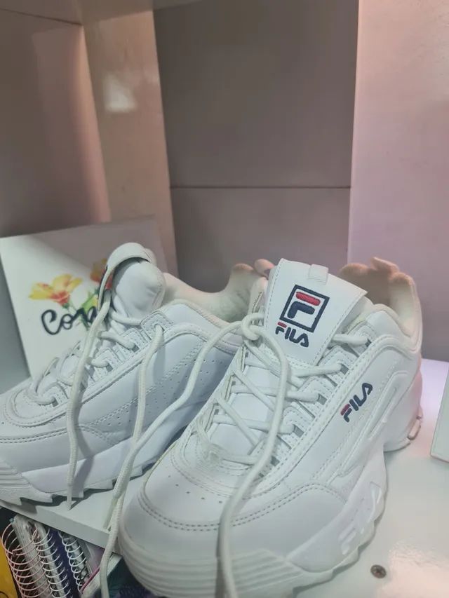 Tênis fila hot sale branco original