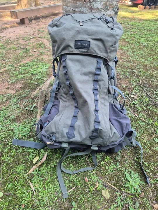 Mochila De Trekking Mt900 Symbium - Homem 90+10l Cor Cáqui - Foto 5