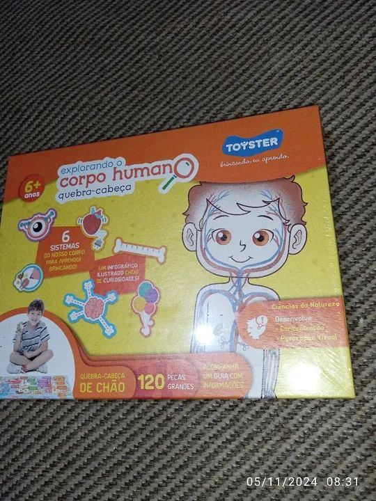 Quebra cabeça - explorando o corpo humano , Toyster - Foto 2