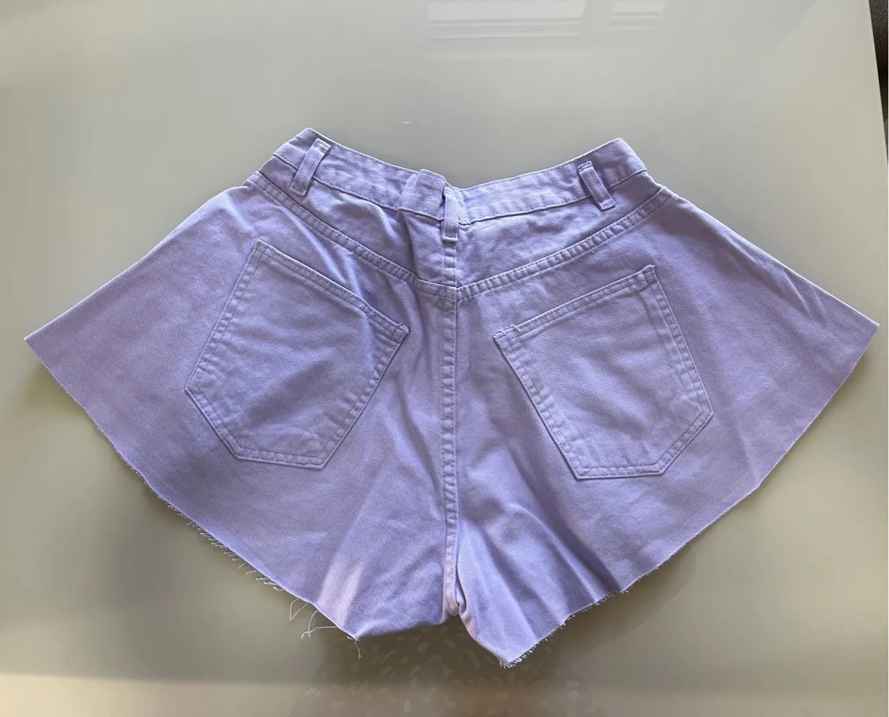 Short jeans 40 roxo - Foto 5
