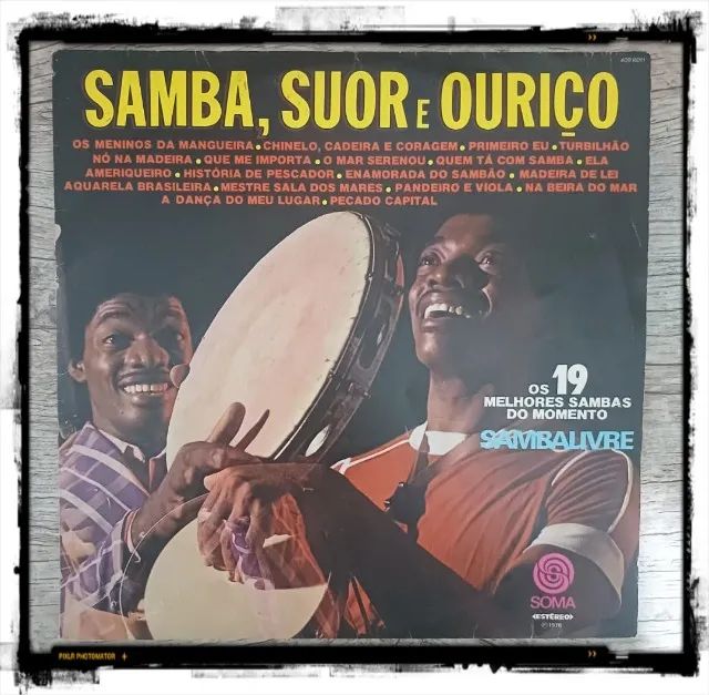  LP Vinil: Sambalivre - Samba, Suor E Ouriço