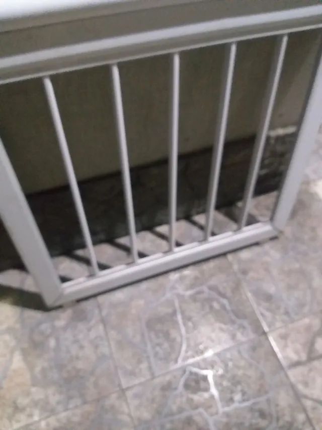 Portão de alumínio   branco - Foto 3