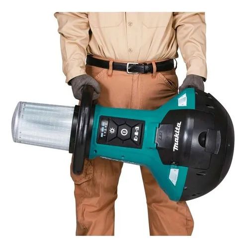 Refletor Área De Trabalho Led Vertical Makita Dml810 Hibrido Bateria 18v E Elétrica 220v - Foto 4