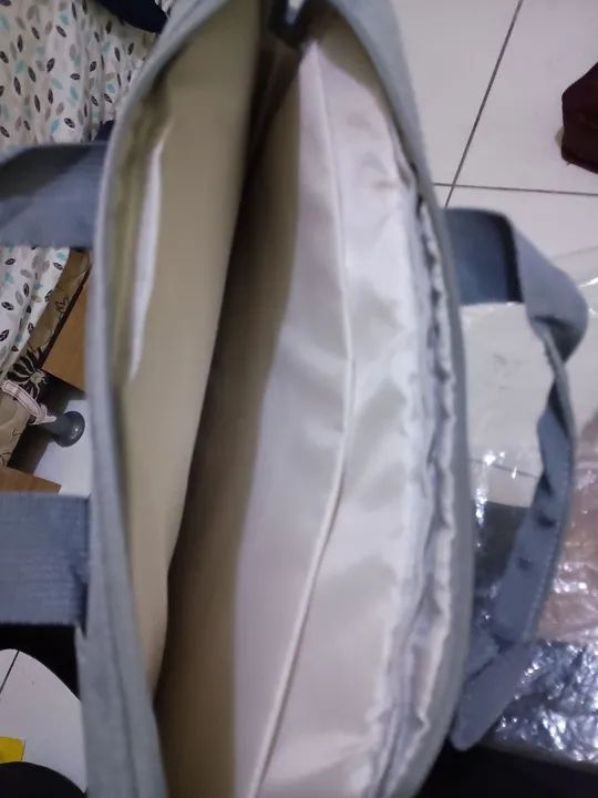 Bolsa para Notebook - Cinza - Nova - Foto 3