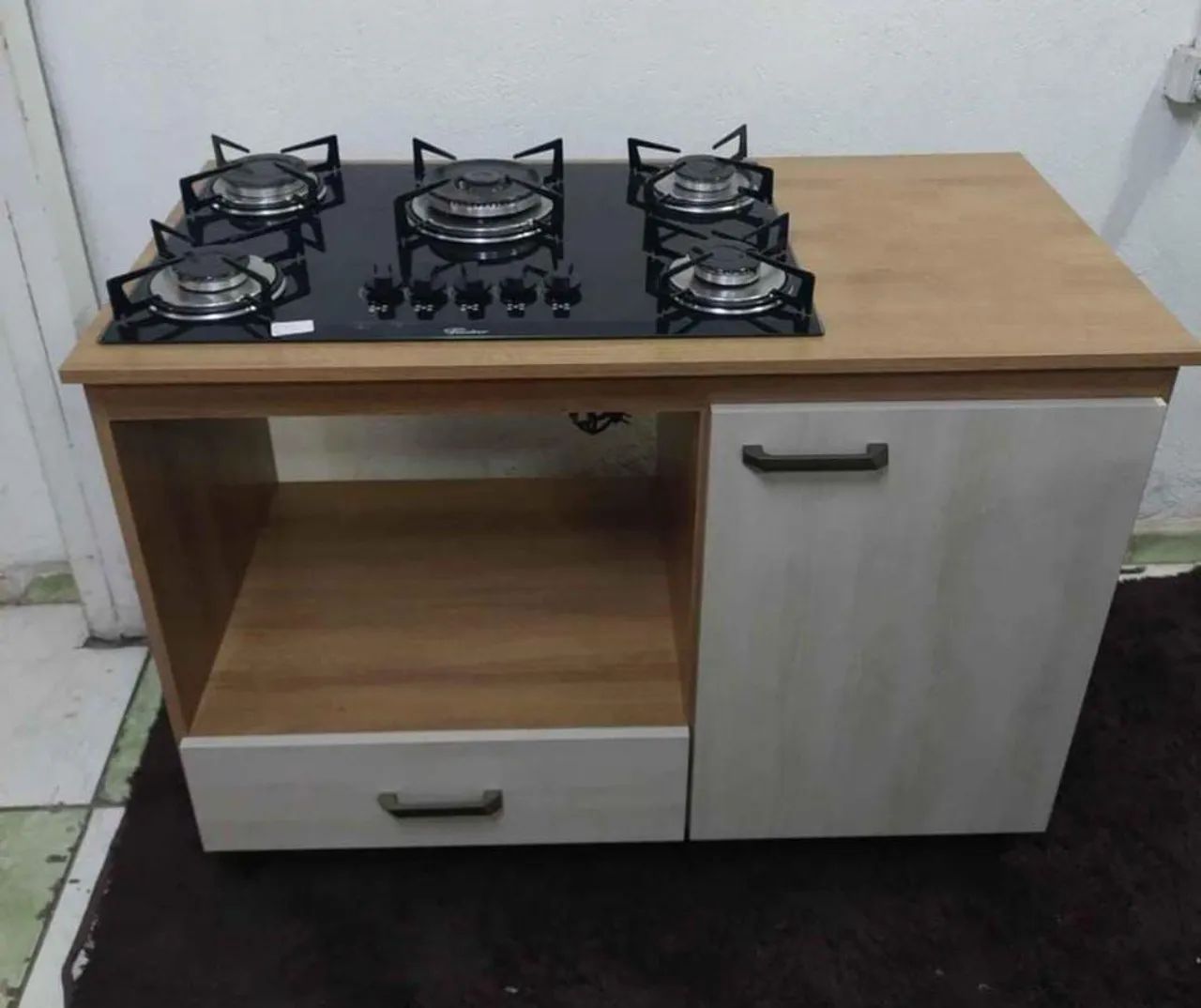  Balcão para Cooktop 4 e 5 bocas 