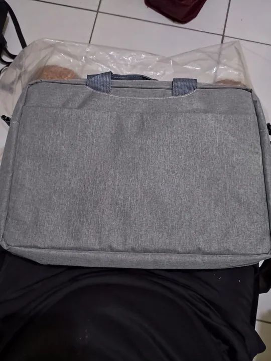 Bolsa para Notebook - Cinza - Nova - Foto 2