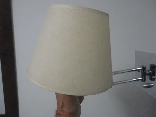 kit 2 arandelas de parede com base articulada cromada alta qualidade shopping D&D