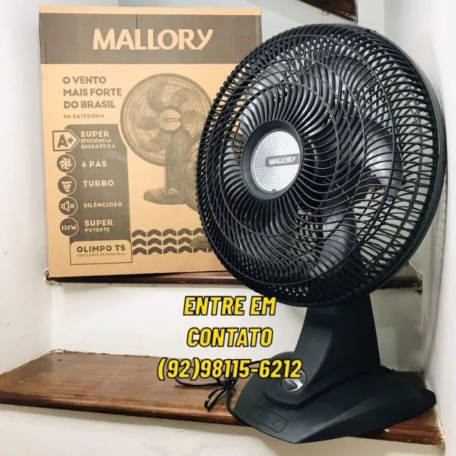 Ventilador Mallory 40Cm- Entregas 9h as 22h - Foto 2