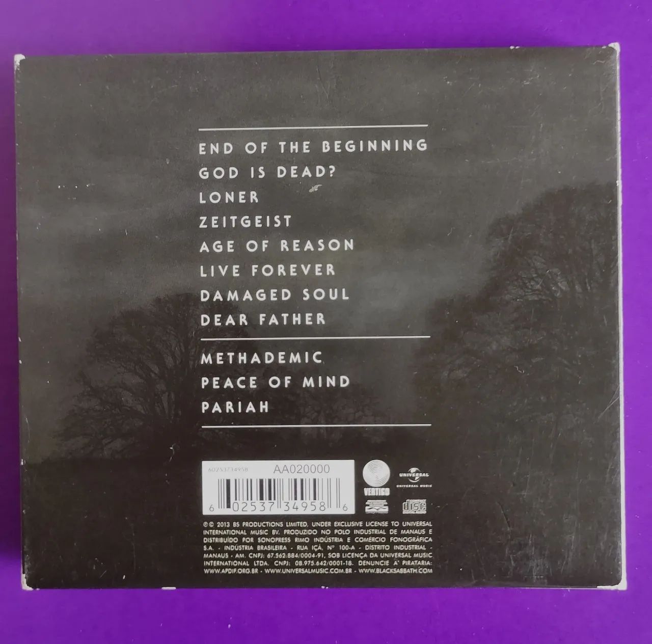 CD duplo Black Sabbath usado - Foto 2