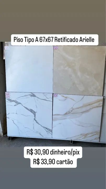 Piso Tipo A 67x67 Retificado Arielle 