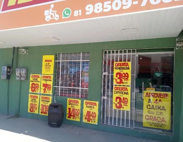 VENDO FÁRMACIA COMPLETA COM OTIMO FATURAMENTO MENSAL, DE FRENTE À UM MEGA MERCADO