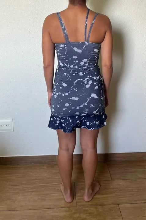 Vestido coladinho azul marinho  - Foto 2