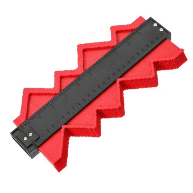 Copiador de Contornos Ângulos Gabarito 25cm para Cerâmica Porcelanato Madeira etc - Foto 3