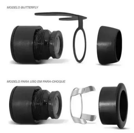 Câmera De Ré Visão Noturna Colorida Automotiva  z838  - Foto 2