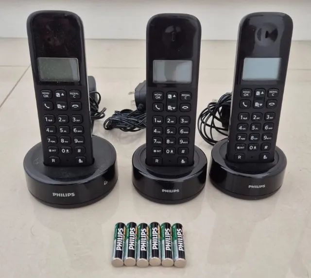 Telefone sem fio Philips D130 TRIO - Foto 2