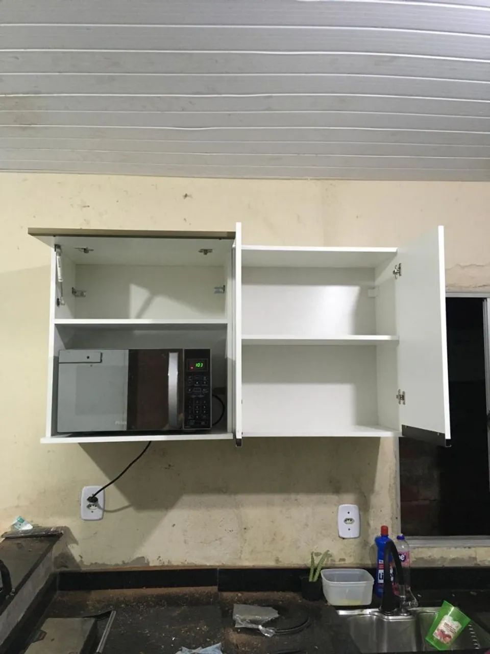 Armário de cozinha branco novo - Foto 4