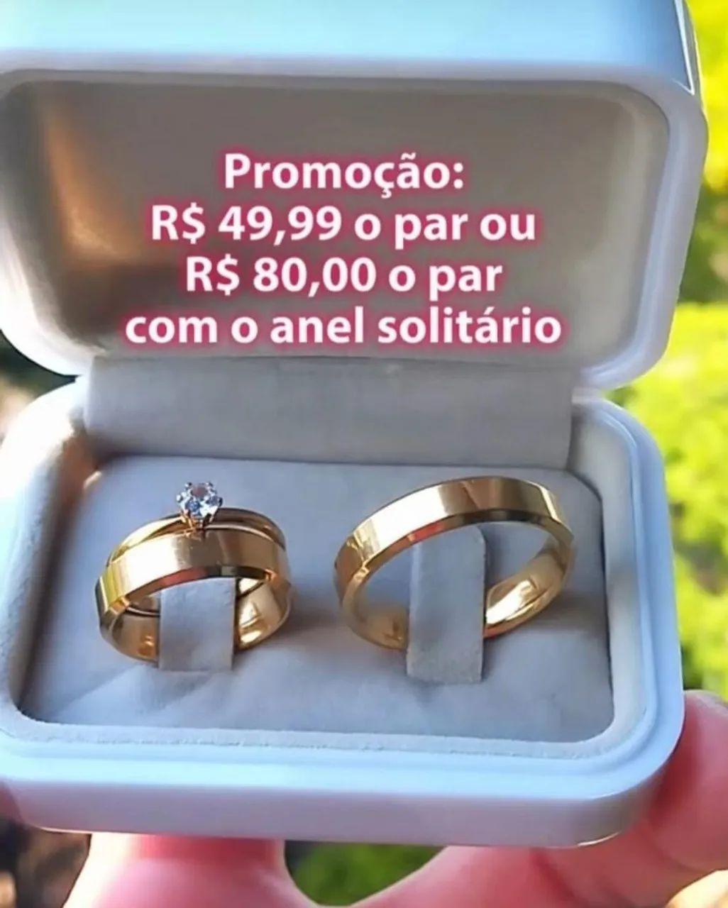 Lindas Alianças em Promoção 