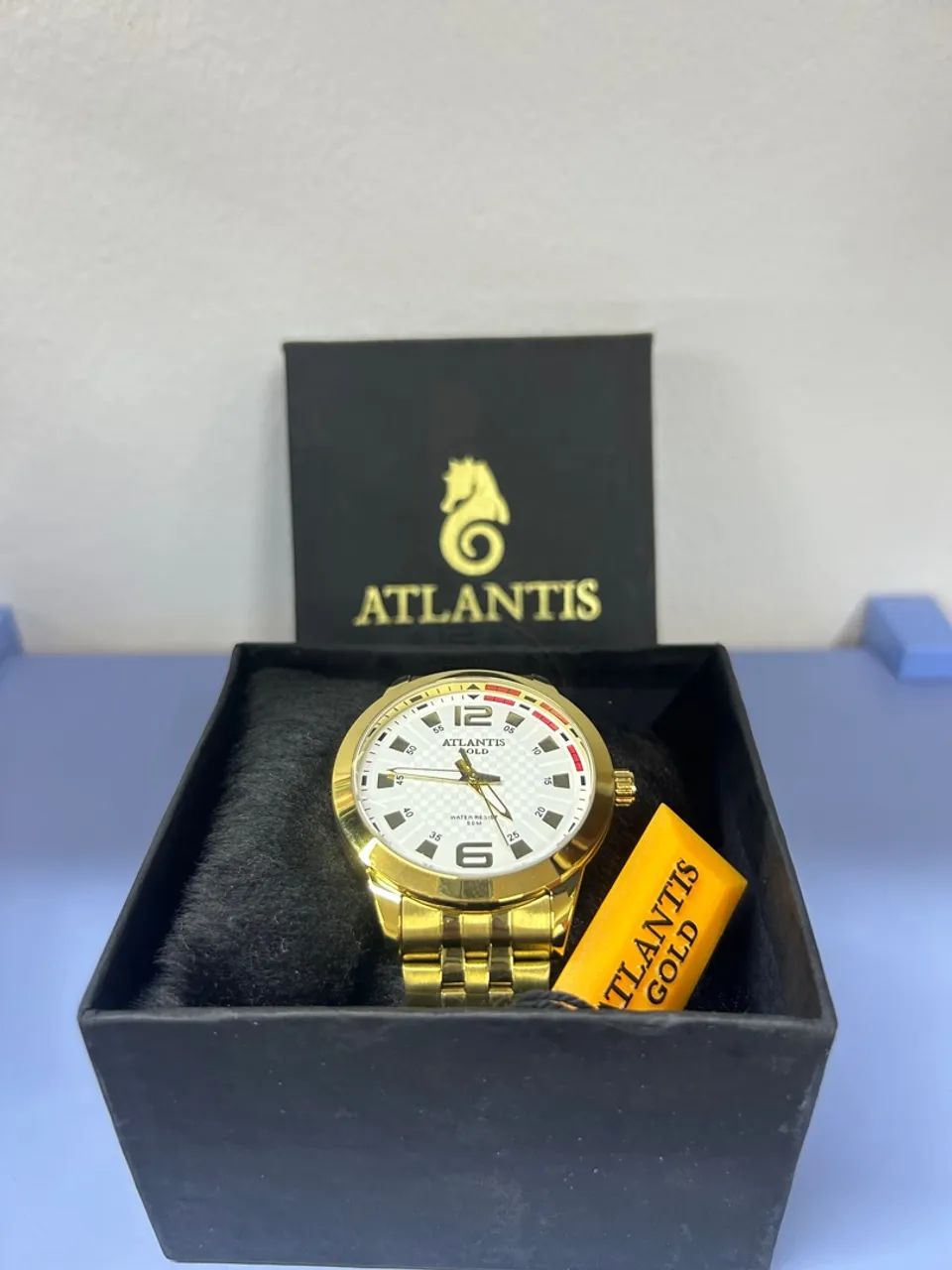 Relógio Atlantis Gold Branco 