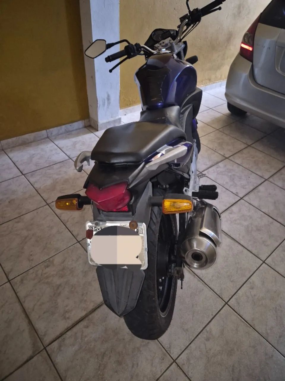 Honda CB 300 azul única dona - Foto 4
