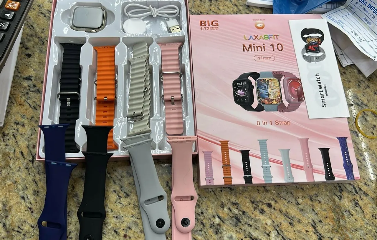 Pulseiras para Smartwatch Mini 10 - 8 em 1