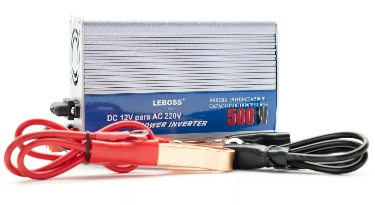 Inversor de Tensão 12V para 220V 500W.  Entrega Grátis! - Foto 2