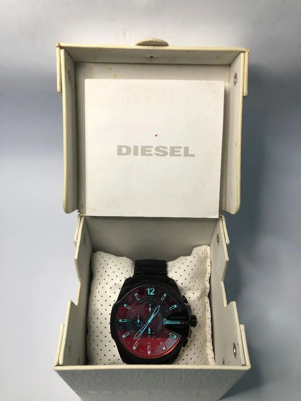 Relógio Masculino Diesel Only The Brave DZ4318 Preto Com Cronógrafo - Foto 3