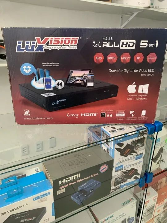 Gravador Digital de Vídeo ECD 5 em 1 - LUXVISION