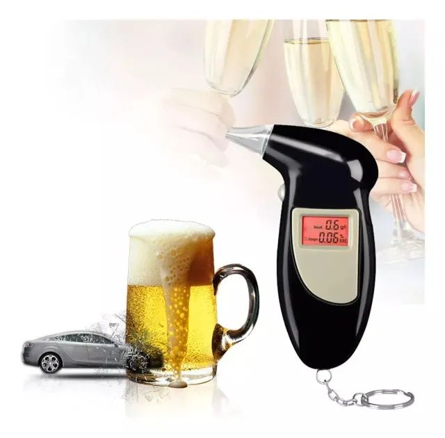 Bafometro Digital Etilometro Lcd Medidor Alcool Com Display - Foto 4