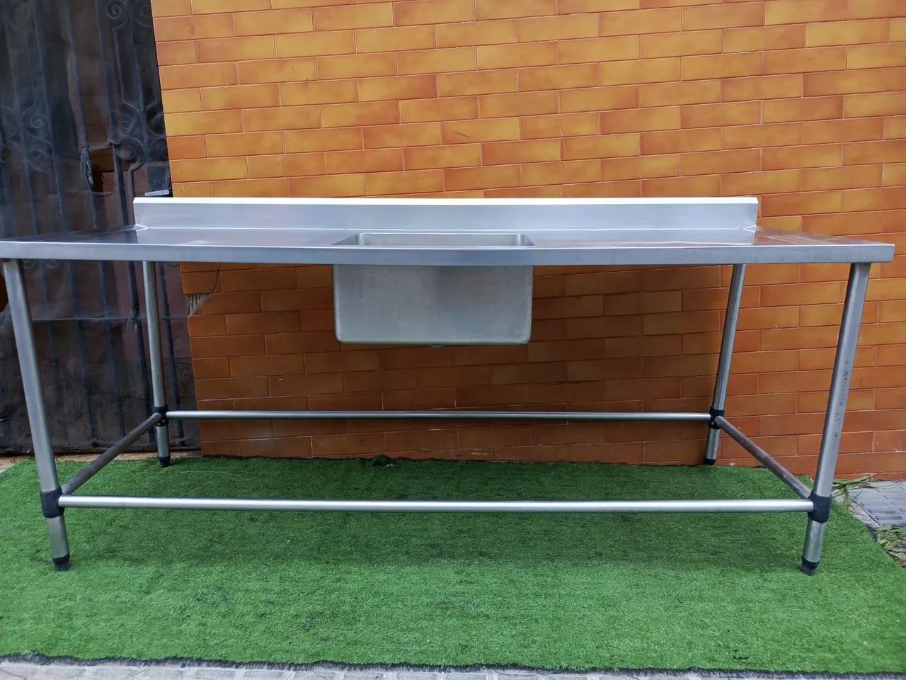 Pia industrial inox 