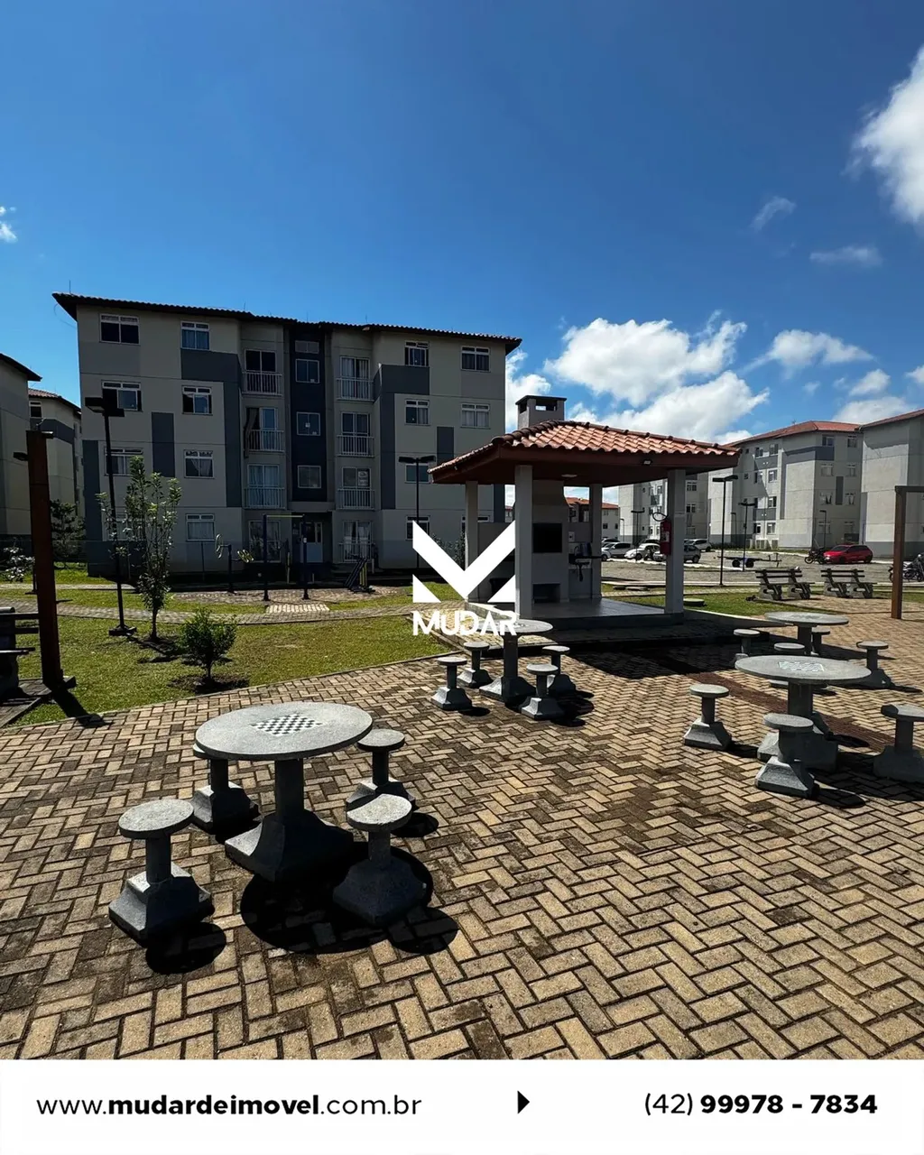 Apartamento térreo 2 quartos em Uvaranas Residencial Vida Nova II