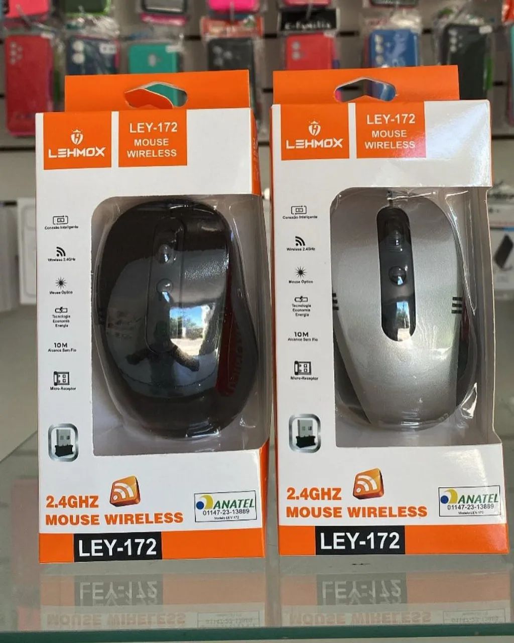 Mouse Wireless Sem Fio 2.4GHZ LEHMOX LEY-172