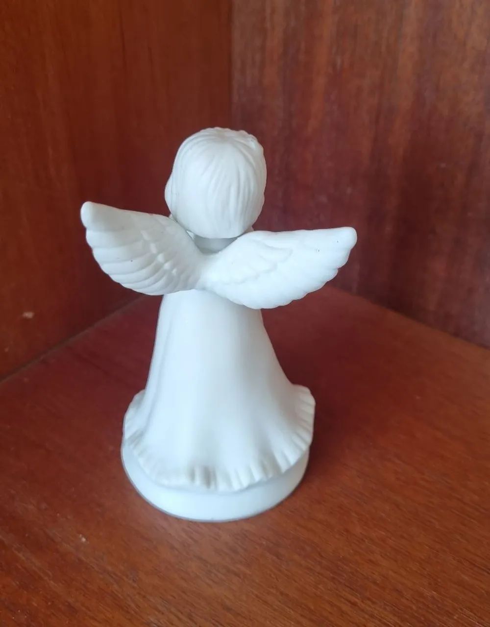 Antiga Estatueta Anjo em Porcelana 12 cm - Bibelo Colecionavel - Foto 3
