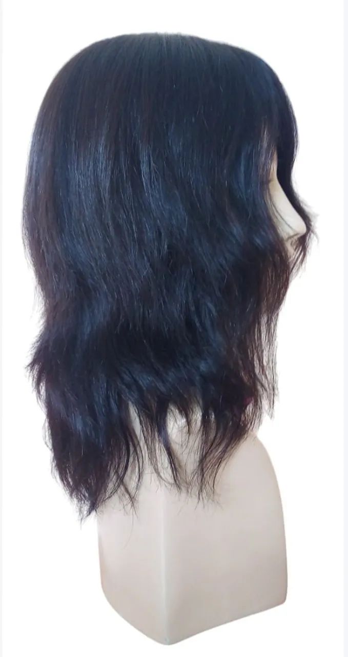 Peruca natural de cabelo humano  - Foto 4