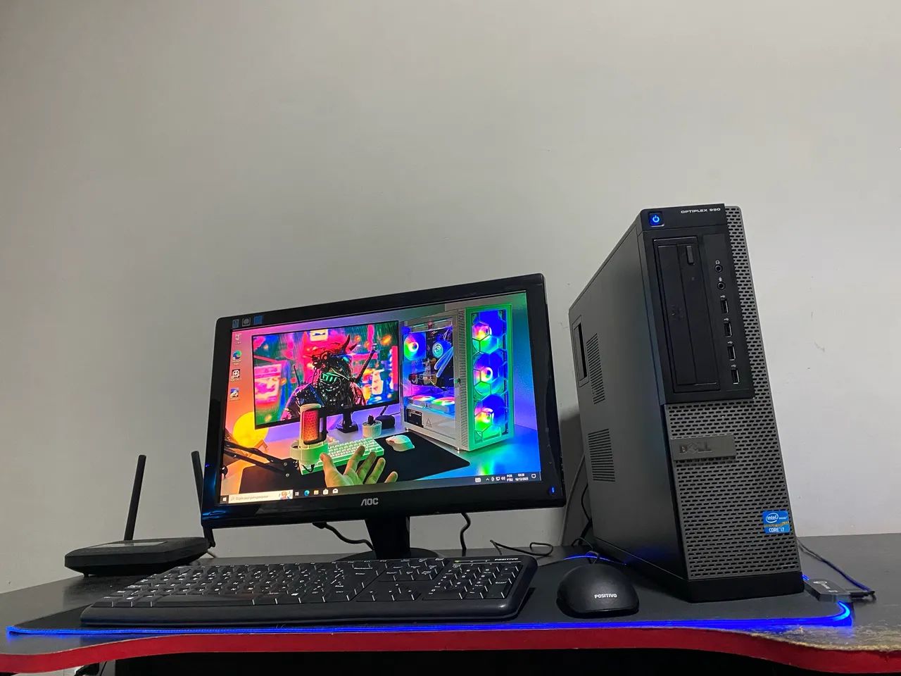 Pc Gamer Completo / i7-2600 / 8GB / GeForce 210 / SSD+HD / Monitor 20