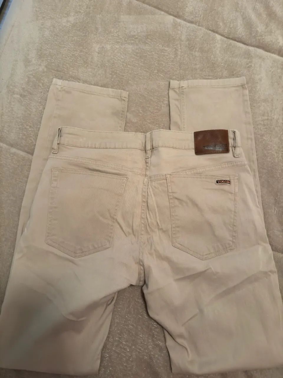 Calça Volcom Sarja Bege  - Foto 2
