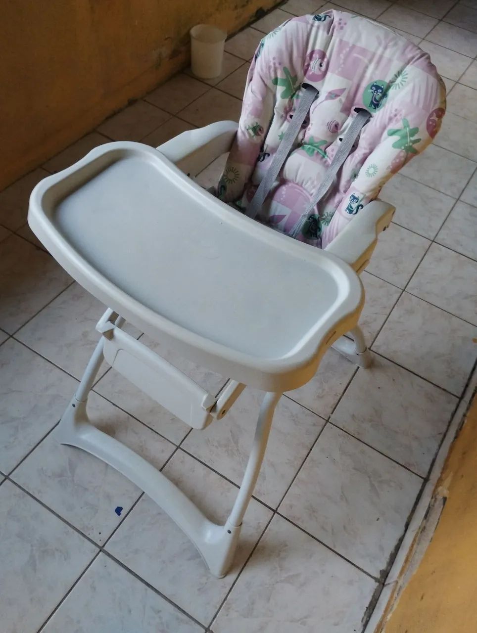 Cadeirinha de Alimentação Rosa - Foto 6