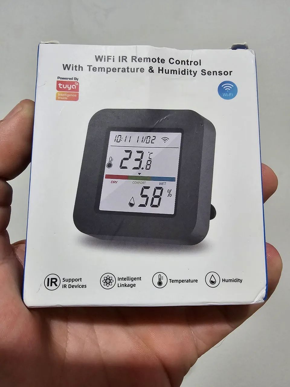 Controle IR e Wi-Fi com Sensor de temperatura e umidade. 