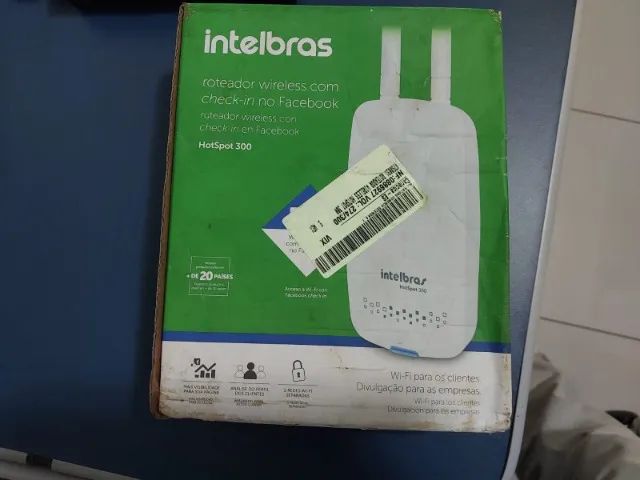 Roteador Intelbras HotSpot 300 - Check In Facebook