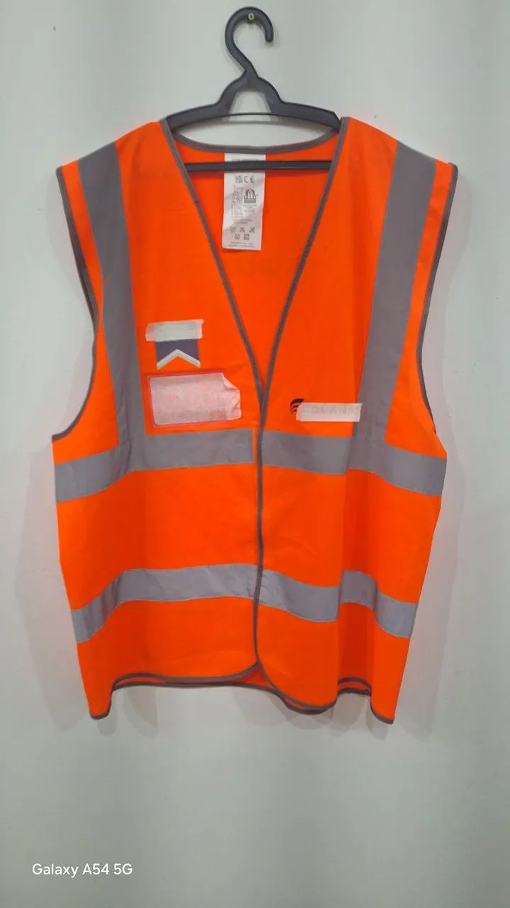 Colete fluorescente para trabalho , EXL