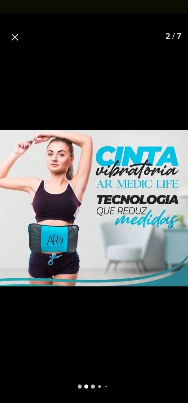 Kit de cinta modeladora e esteira AR Mediclife