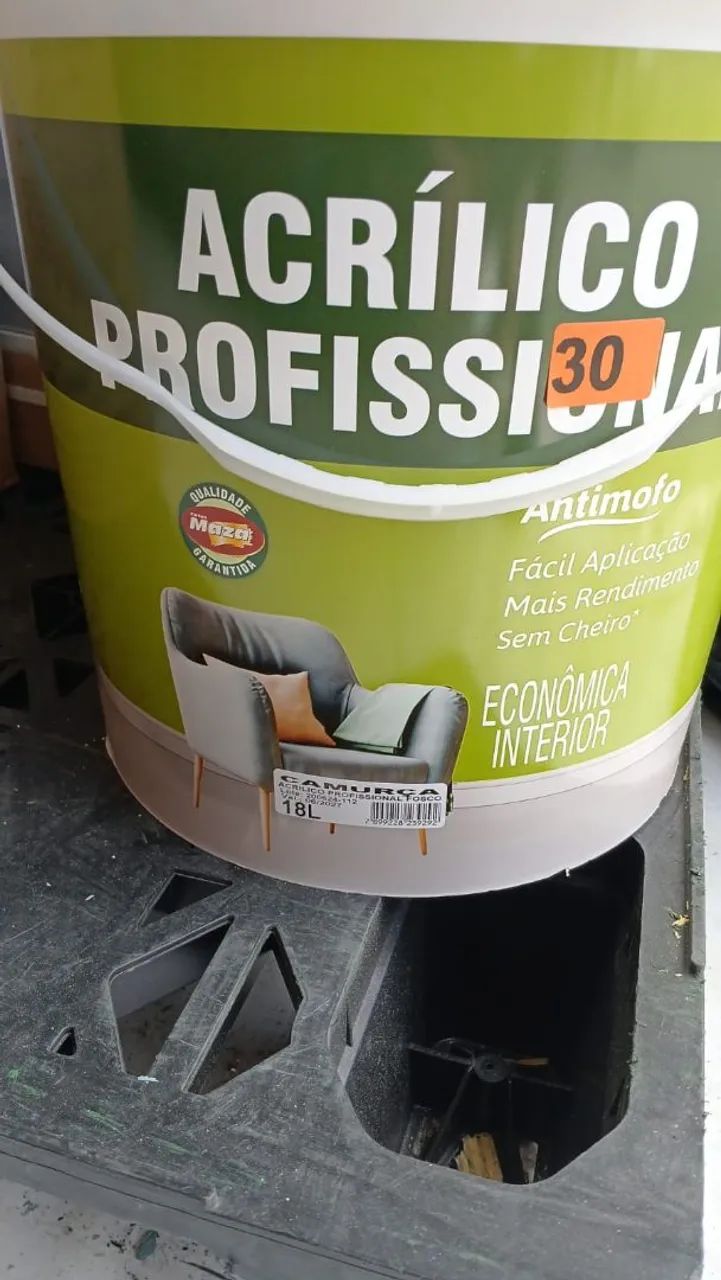 Tinta Acrílica Maza Profissional 18L