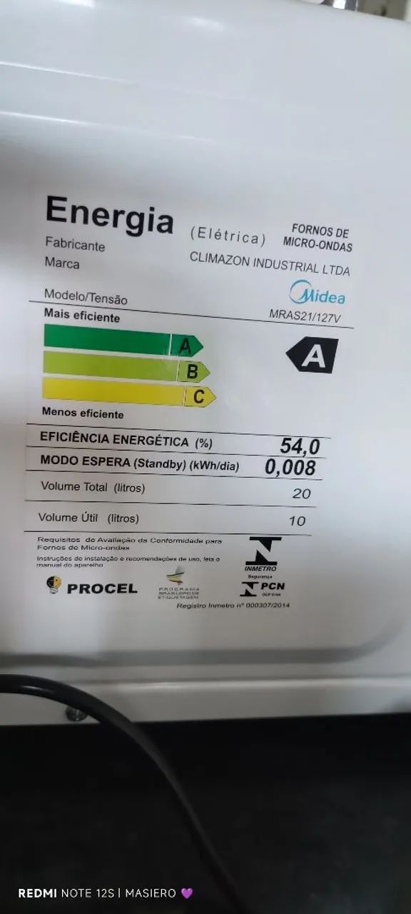 Micro-ondas Midea - Novo - Foto 2