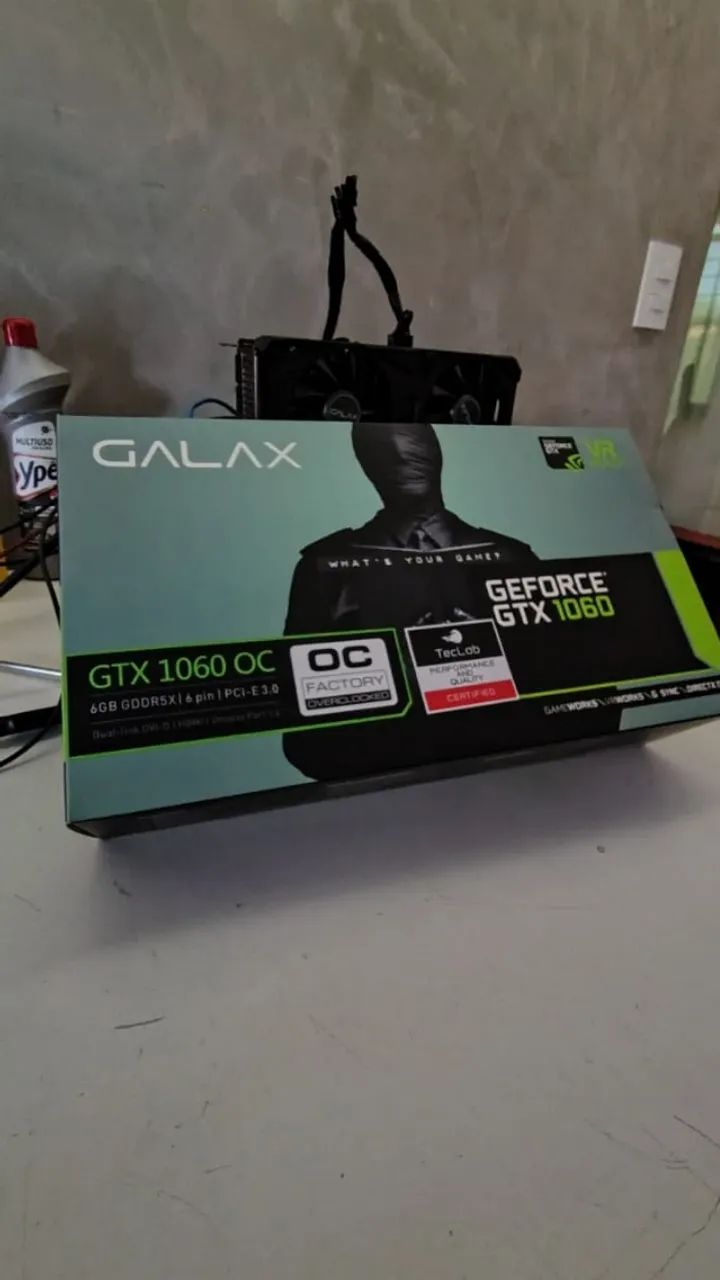 Galax GTX 1060 6GB Placas de Vídeo Vila Odim Antão, Sorocaba