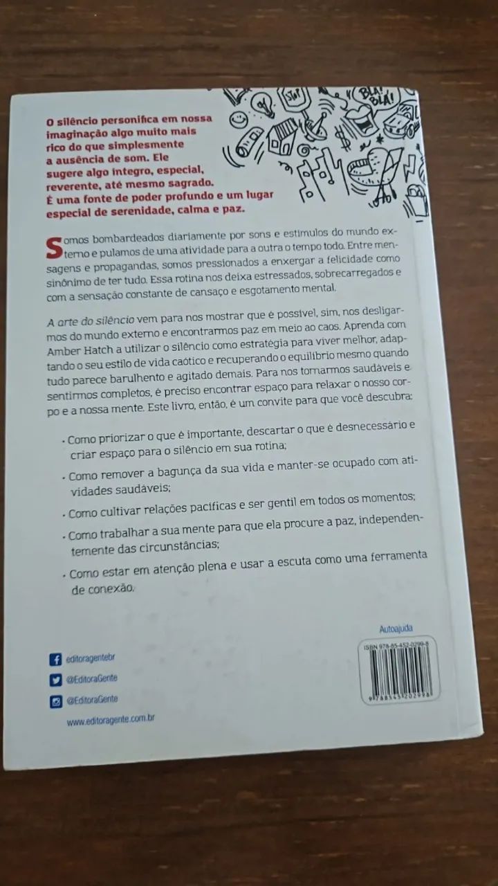 Livro A Arte do Silêncio - Foto 2