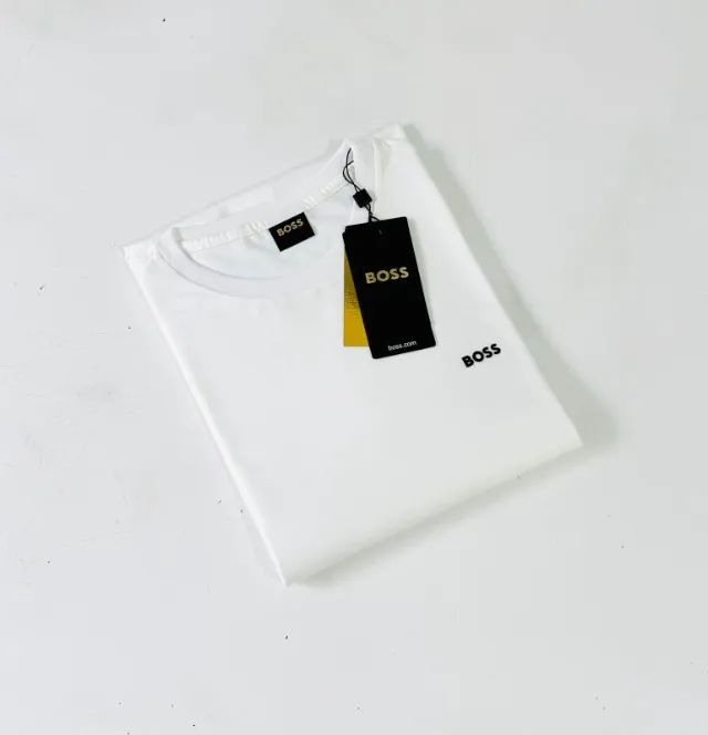 Camiseta Boss Logo Básica, 4 cores . Importada 40% off - Foto 5