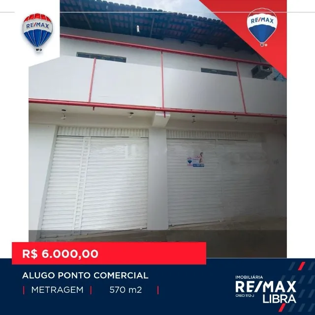 IMOBILIÁRIA RE/MAX LIBRA ALUGA PONTO COMERCIAL