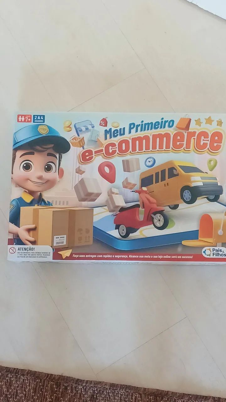 Jogo Meu Primeiro E-commerce - Pais e Filhos Novo e nunca usado