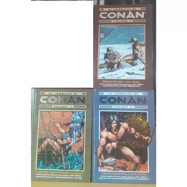 HQ As Crônicas de Conan - 2 a 4 (Mythos Editora)